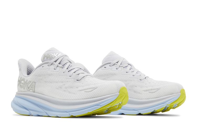 Hoka Wmns Clifton 9 Wide 'nimbus Cloud Ice Blue'