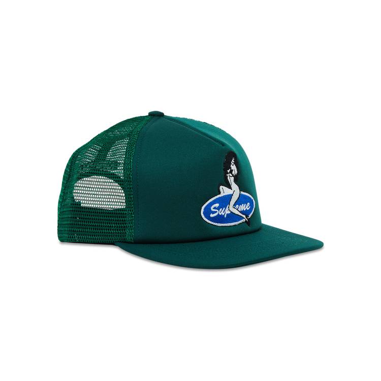 Buy Supreme Pin Up Mesh Back 5-Panel 'Green' - FW23H109