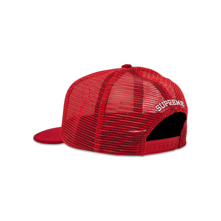 Buy Supreme Pin Up Mesh Back 5-Panel 'Red' - FW23H109 RED | GOAT