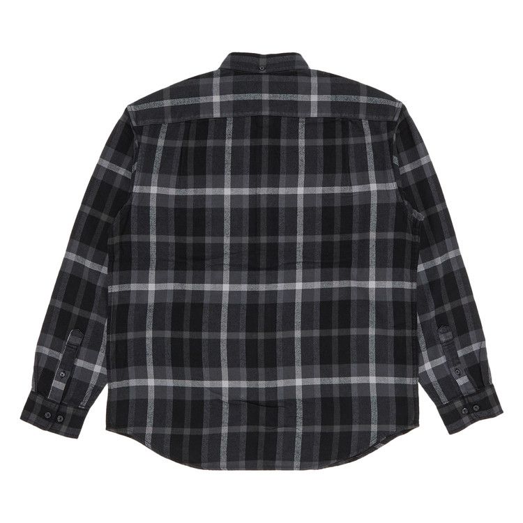 Supreme Plaid Flannel Shirt (FW23) Black Men's - FW23 - US
