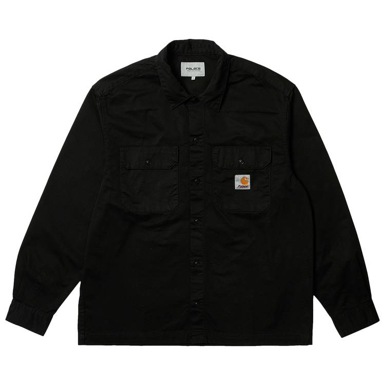 Buy Carhartt WIP x Palace Long-Sleeve Master Shirt 'Washed Black