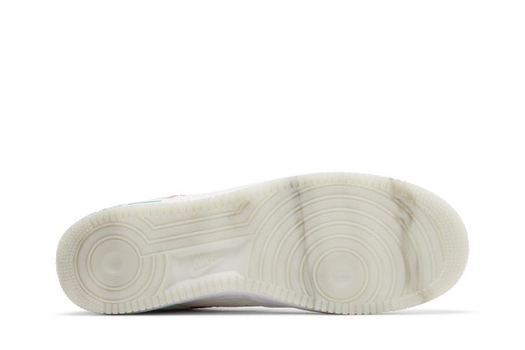 Nike Air Force 1 Low '07 PRM Just Do It White Red Teal - Thumbnail 5
