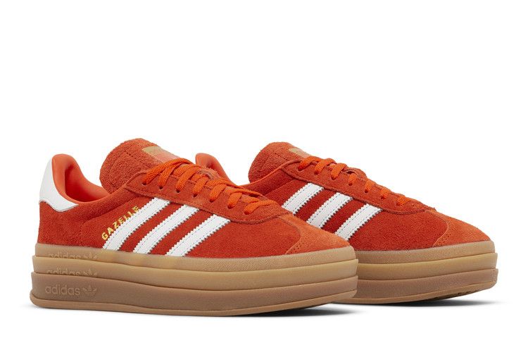 Adidas Wmns Gazelle Bold 'collegiate Orange Gum'