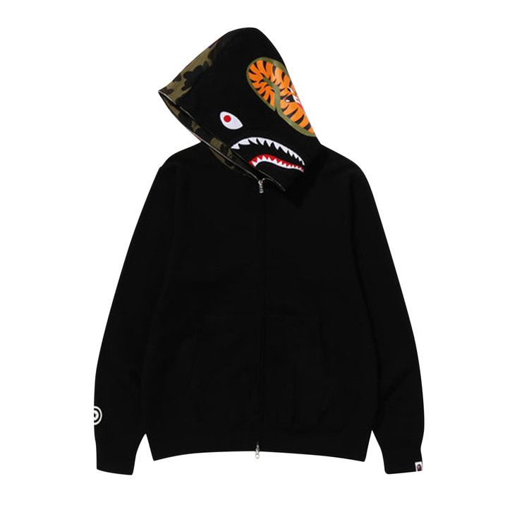 Bape Shark Full Zip Hoodie Black
