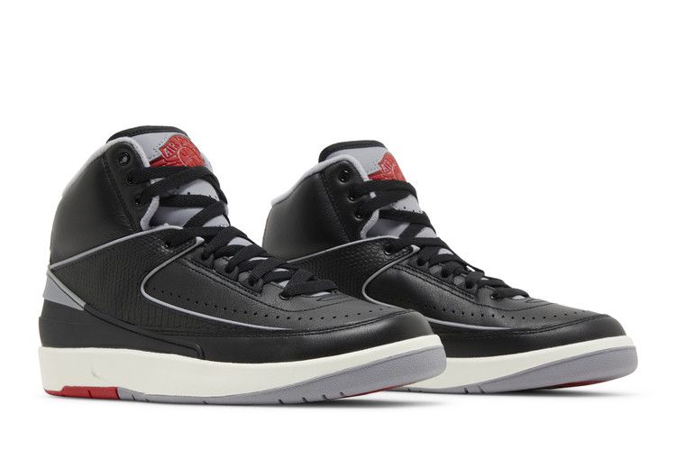Air Jordan 2 RETRO Gs 'black Cement'