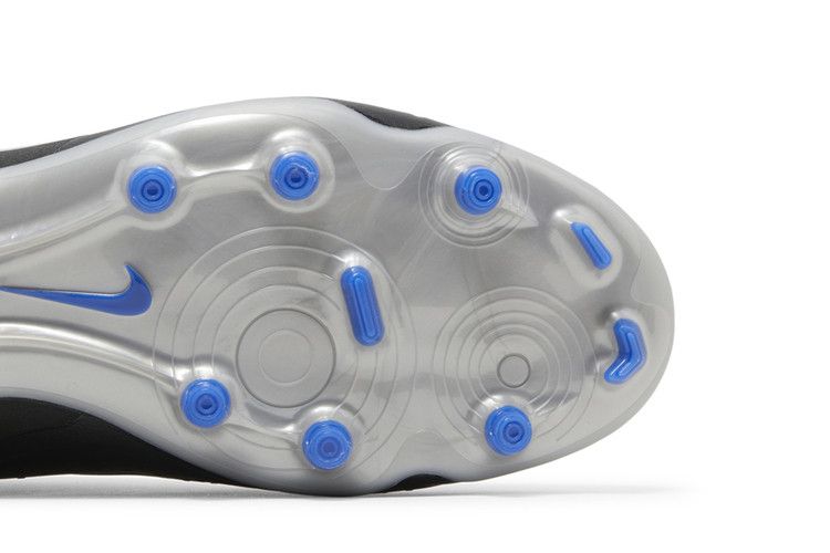 Nike Legend 10 Academy FG/MG Black Chrome Hyper Royal — photo 6