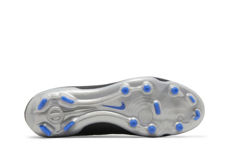 Nike Legend 10 Academy FG/MG Black Chrome Hyper Royal — photo 5