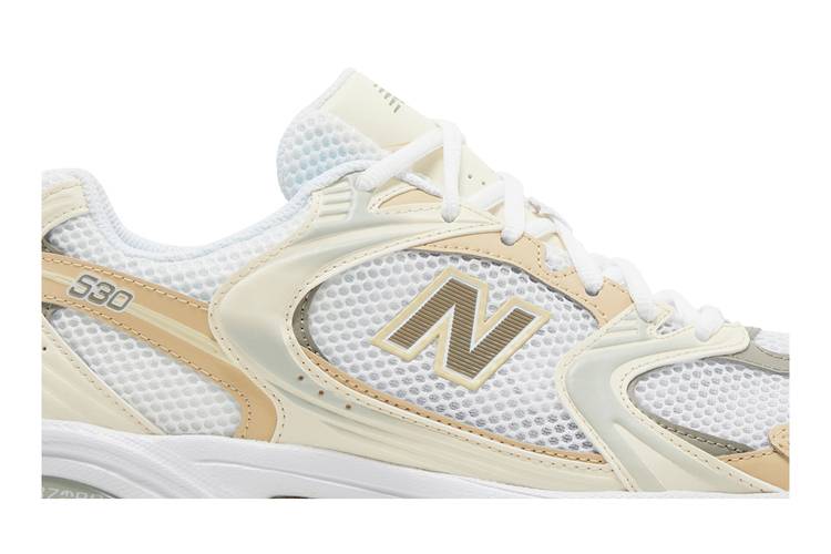 New Balance unisex 530 sneakers in beige and silver - exclusive to ASOS