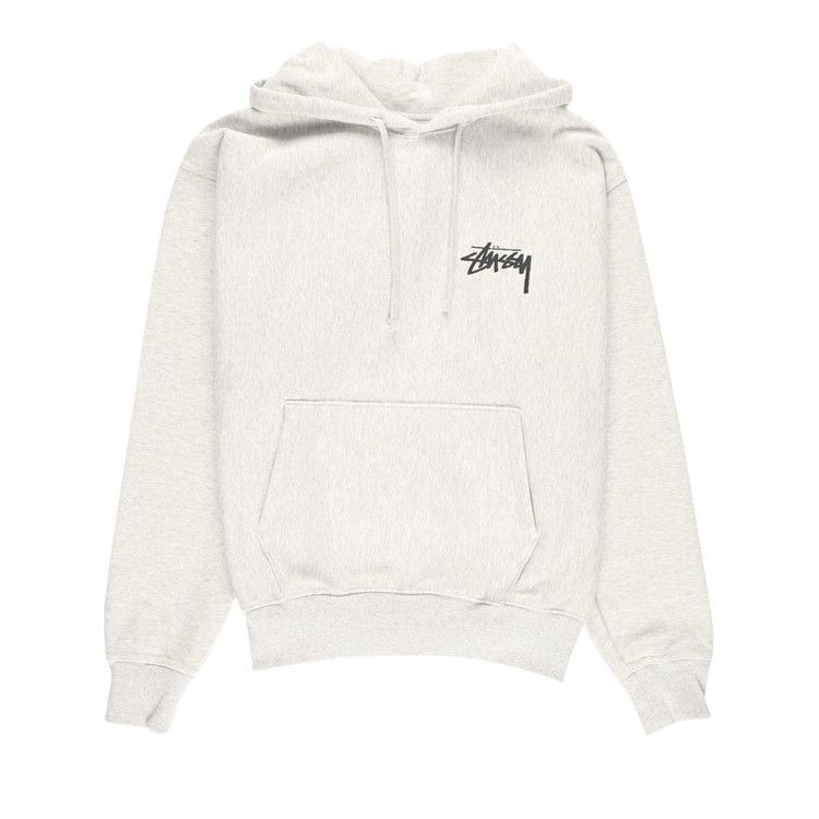 ★送料・関税込★Stussy★Classic Dot Zip Hoodie★Ash Heather Stussy Worldwide Zip Hoodie Ash Heather Men's - FW24 - US