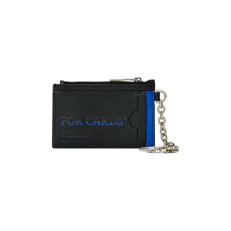 Off-White Quote Bookish Key Ring Card Case