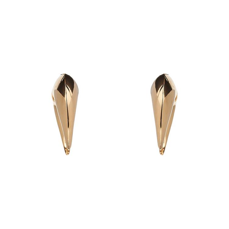 Marine Serre Regenerated Tin Chamanic Stud Earring 'Golden'