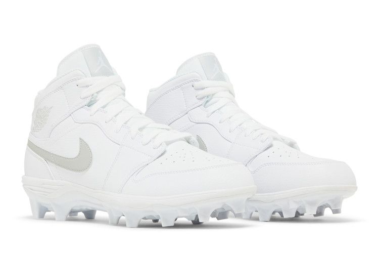 Air Jordan 1 Mid Td Cleat Grey Fog