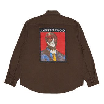 Buy Supreme American Psycho Work Shirt 'Brown' - FW23S51 BROWN | GOAT