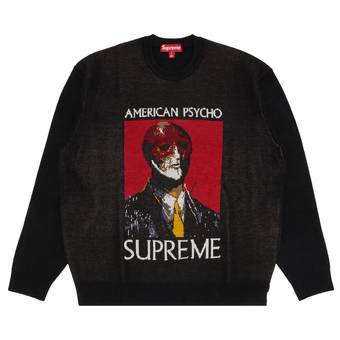 Buy Supreme American Psycho Sweater 'Black' - FW23SK43