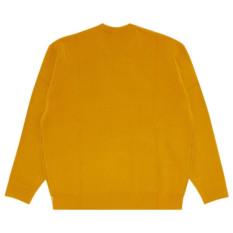 Buy Supreme American Psycho Sweater 'Yellow' - FW23SK43
