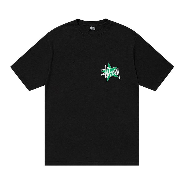 ★人気【Stussy】★Stussy Pigment Dyed Arched T-shir.t★Black Stussy Arched Pigment Dyed T-Shirt Black – LESS 17
