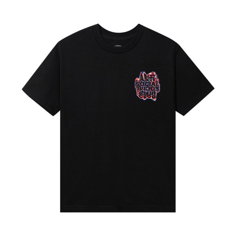 Buy Anti Social Social Club Oil Spill Tee 'Black' - 0657