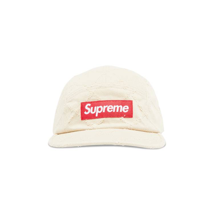 Buy Supreme Punched Denim Camp Cap 'Dyed Beige' - FW23H105 DYED