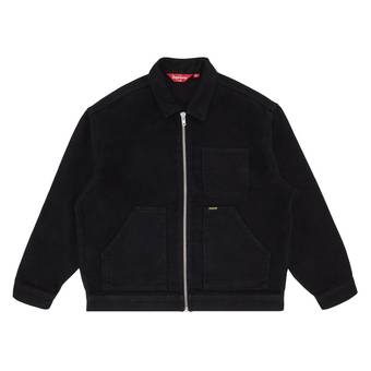 Buy Supreme Moleskin Work Jacket 'Black' - FW23J93 BLACK | GOAT