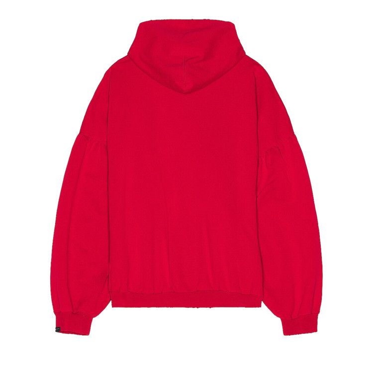 Balenciaga Round Hoodie Faded Red