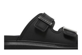 シューズ・サンダルその他 ALEXANDER MCQUEEN Woman Flat sandals Black 658063W4Z51 1081 MCQUEEN: Flat sandals woman - Black | McQueen flat sandals