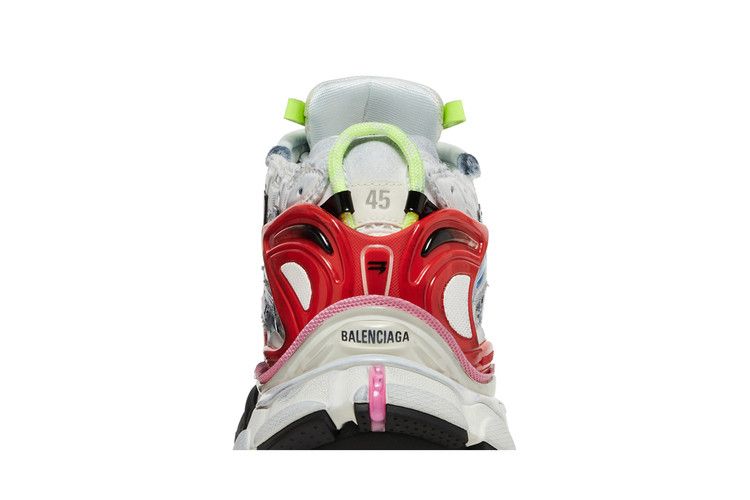 Balenciaga Runner Sneaker White Red Blue Pink