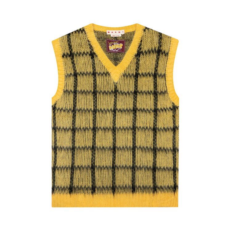 【完売品】　MYNE KNIT VEST YELLOW なぐもふうか　ちゃん 完売品】 MYNE KNIT VEST YELLOW なぐもふうか ちゃん トップス