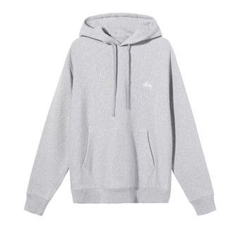 スウェット・トレーナー Stussy Sweatshirts Grey Stussy Smooth Stock App. Crew Mens XXL Gray Sweatshirt