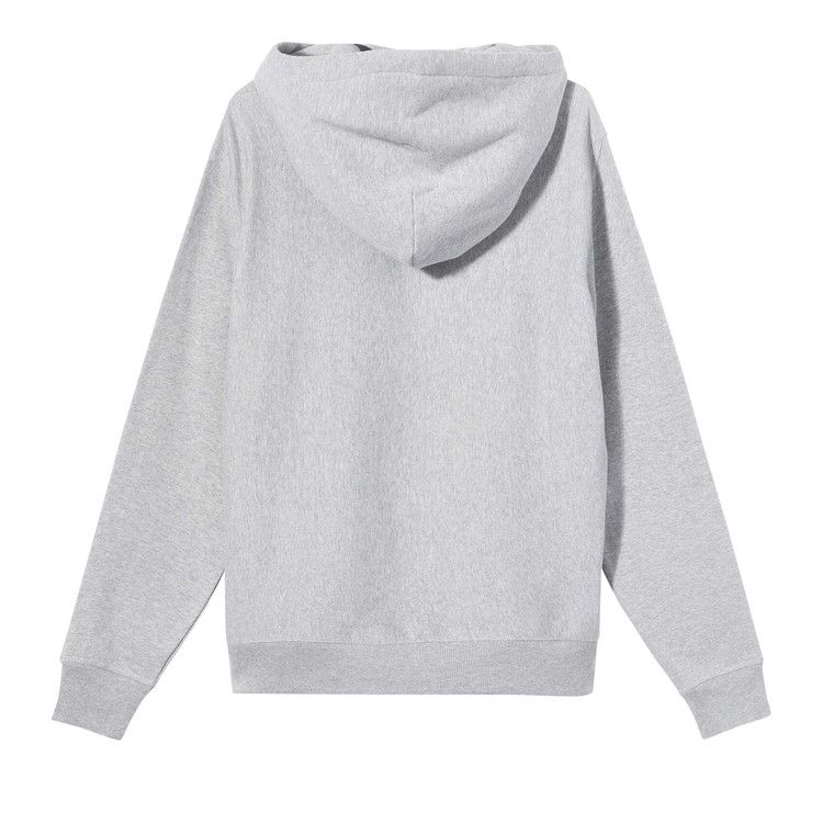 Buy Stussy Stock Logo Hoodie 'Grey Heather' - 118532 GREY | GOAT