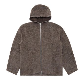 Buy Our Legacy Full Zip Hood 'Mole Grey Mohair' - M4236FM | GOAT