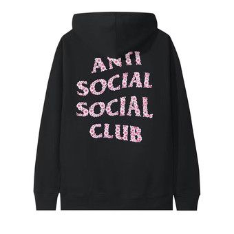 Anti social social club kkoch black hoody best sale