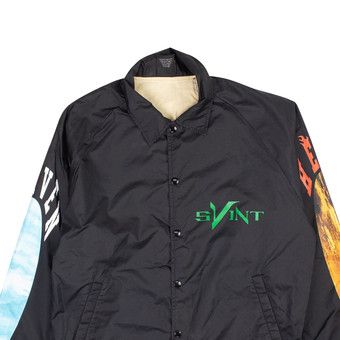 Buy SAINT Mxxxxxx x Vlone Coach Jacket 'Black' - SM A22 0000 082