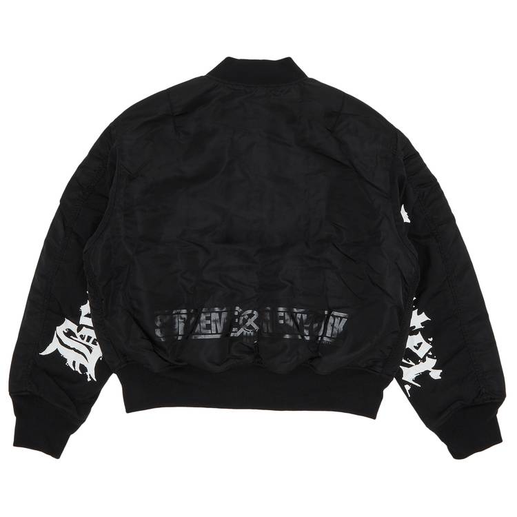 Buy Supreme x Bounty Hunter MA-1 'Black' - FW23J35 BLACK | GOAT