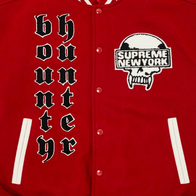 Buy Supreme Team Varsity Jacket 'Red' - FW19J91 RED
