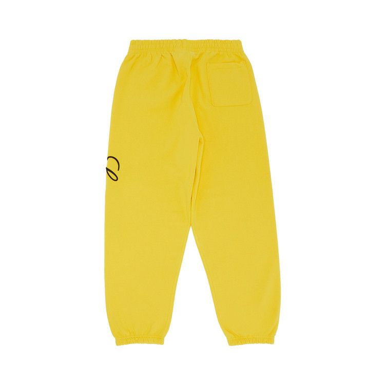 Buy Supreme Raised Script Sweatpant 'Yellow' - FW23P90