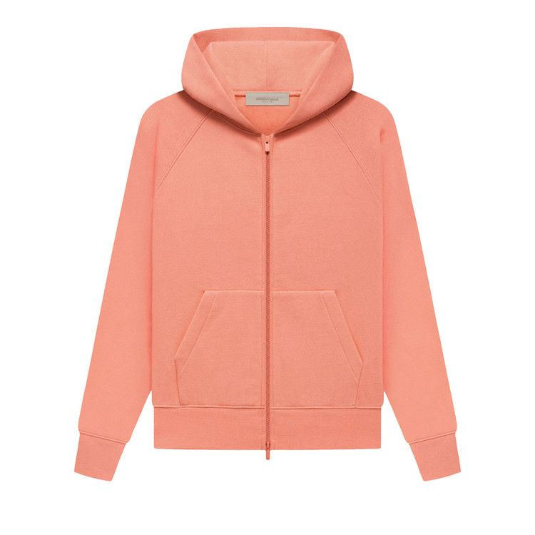Buy Fear of God Essentials Full Zip Hoodie 'Coral' - 785SU222032K