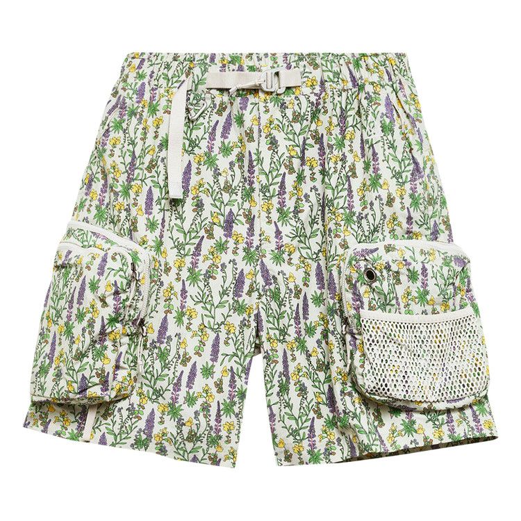 Nike Acg Snowgrass Floral Cargo Shorts Light Bone/Light Iron Ore/Summit White