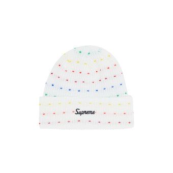 Buy Supreme Loose Gauge Beanie 'White Multicolor' - FW23BN20 WHITE