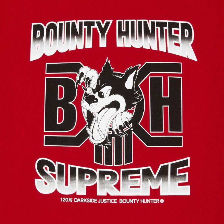 Supreme x Bounty Hunter Wolf Tee 'Red'