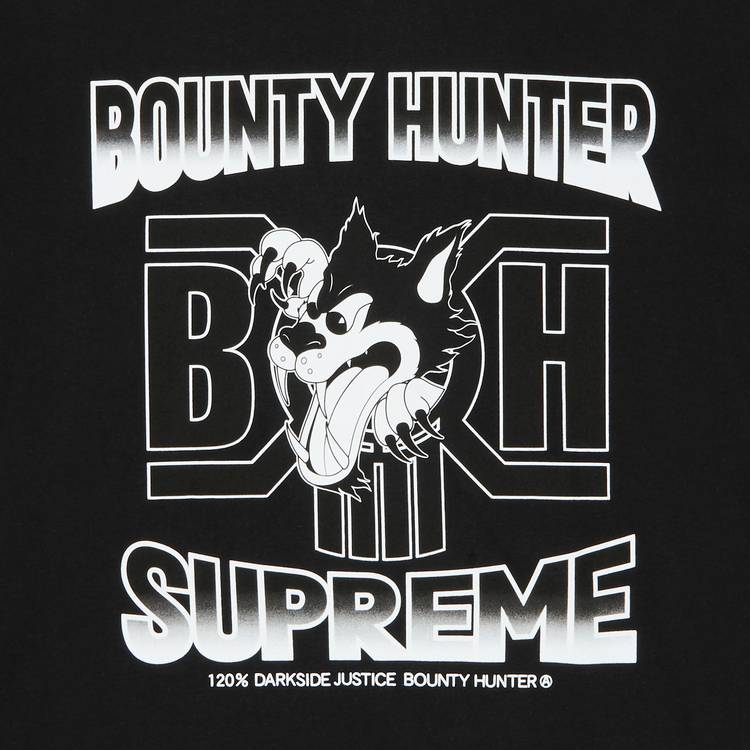 Supreme x Bounty Hunter Wolf Tee 'Black'