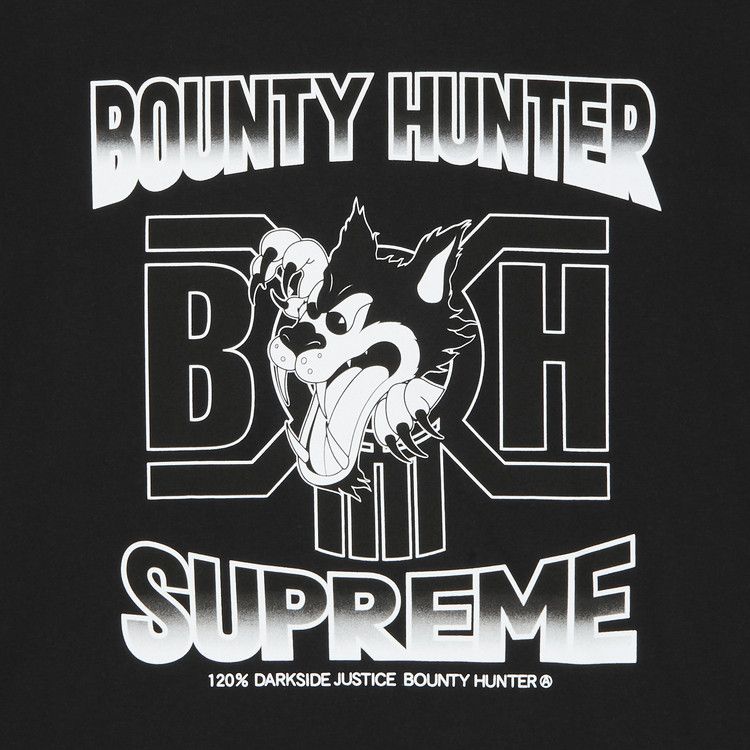 Buy Supreme x Bounty Hunter Wolf Tee 'Black' - FW23T1 BLACK | GOAT