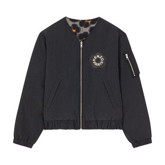 キジムナー様 Buy Kenzo Hana Leo Reversible Pad Bomber 'Black