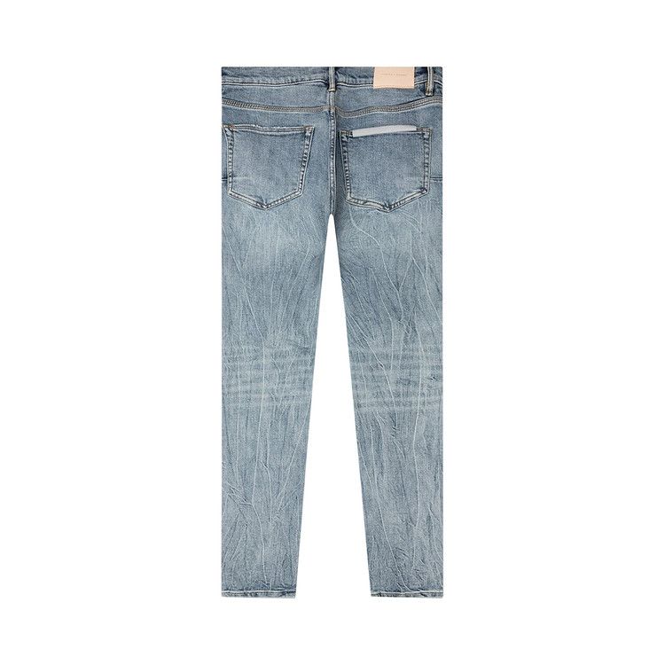 Purple Brand Knee Blowout Flare Jeans Light Indigo