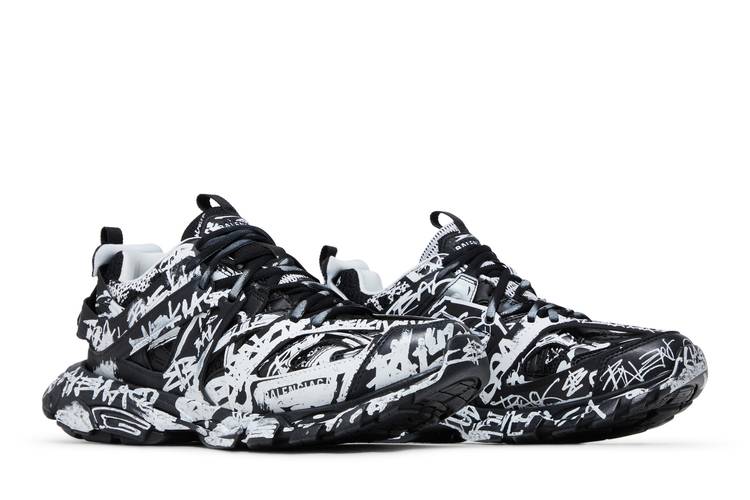 Balenciaga Track Sneaker 'Graffiti - Black White'