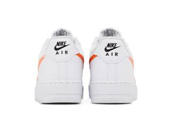 Nike Air Force 1 07 AF1 White Safety Orange Men Unisex Casual Shoes  FJ4228-100