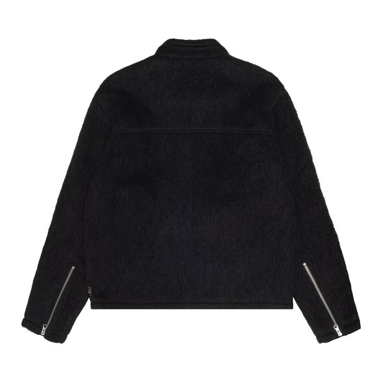 Buy Stussy Mohair Club Jacket 'Black' - 115731 BLAC | GOAT