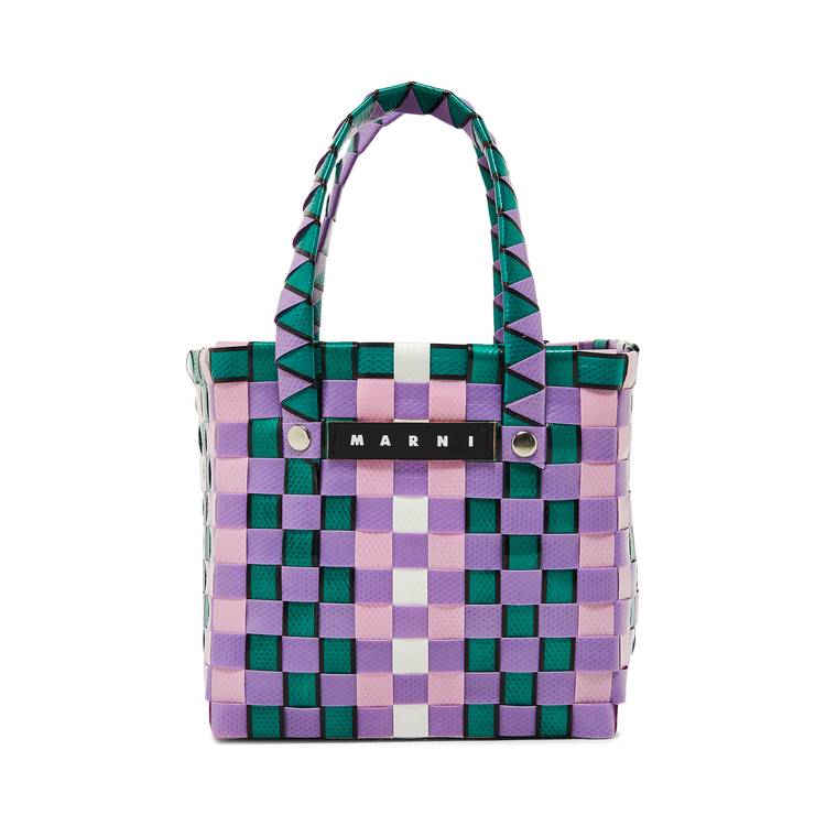 Buy Marni Kids Micro Basket Bag 'Purple/Pink' - M00178 M00IW 