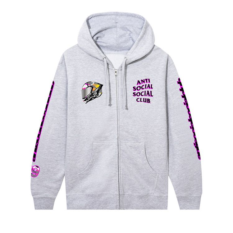 スウェット・トレーナー ANTI SOCIAL SOCIAL CLUB Half Zip-up Sweatshirts 1297451_01.jpg.jpeg