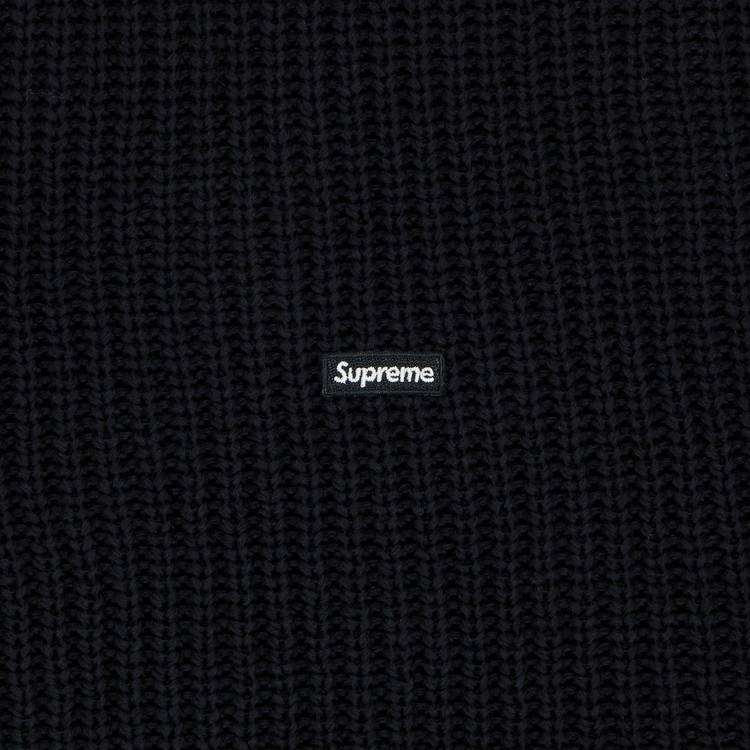 Buy Supreme Small Box Ribbed Sweater 'Black' - FW23SK52 BLACK