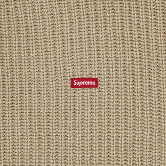 Buy Supreme Small Box Ribbed Sweater 'Tan' - FW23SK52 TAN